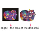 Family Cats DIY Round Diamond Painting Embroidery Kits Cross Stitch Craft