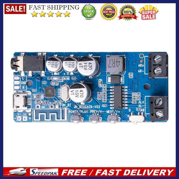Bluetooth-compatible 2x5W Audio Receiver Board 5.0 Wireless Stereo Music Module