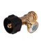Propane Tank Gauge Gas Grill BBQ Pressure Meter Indicator Fuel Brass