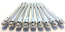 9 x ALLOY ALUMINIUM 1/4 Thread DARTS STEMS / SHAFTS Medium (3 sets) 45mm length
