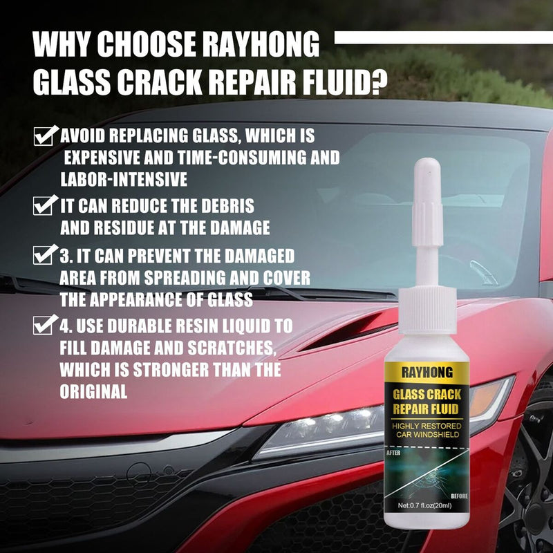 Window Screen Curing Car Window Glass Repair Fluid Windshield Cracked Restore