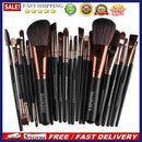 22pcs Makeup Brushes Set Cosmetic Foundation Blush Eye Shadow Lip Blend Bru