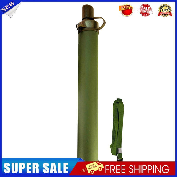 Camping Filter Water Purifier Outdoor Wild Life Emergency Tool (Army Green)