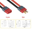 RC Accessories Male Female Connectors Deans style T-Plug For RC LiPo Battery