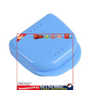 Retainer Box - Orthodontic Denture Mouth Guard Box Oral Care Case (Blue) Newly