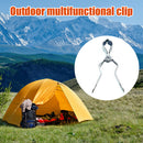 Multi-Function Clamp Light Hanger Iron Clip Holder Lamp Hook for Tent Pole Newly
