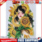 DIY 5D Diamond Sunflower Girl Part Special Drill Rhinestone Painting Kit