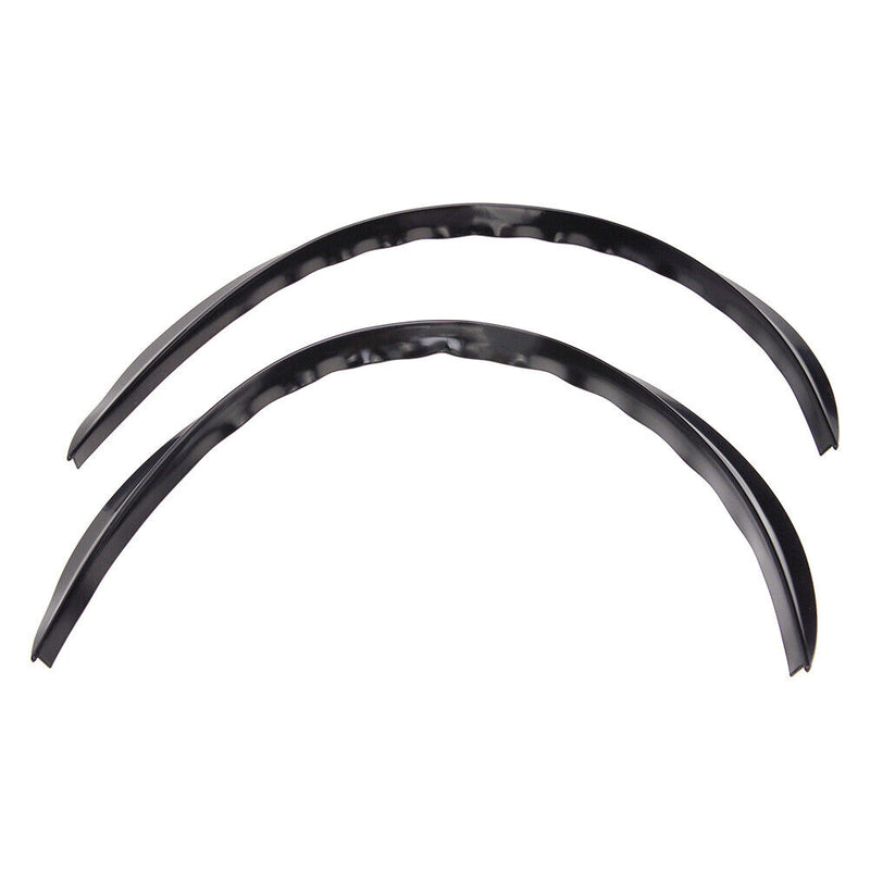 2pcs Arch Wheel Eyebrow Lip Fender Flares Auto Exterior for Car SUV Black Newly