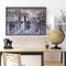 DIY Hand Painted Paint By Numbers Oil Canvas Picture Black White Street Gift Kit