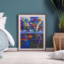 Special Shaped Crystal Part Drill DIY Hot Air Balloon Diamond Painting Kit Newly
