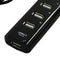 4 Port USB 2.0 Hub w/ 1.6-Foot Cable for PC Flash Drive Mobile HDD (Black)