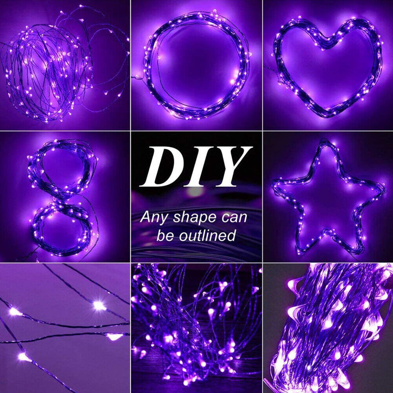 #A 5V Christmas Lights Waterproof Solar Light String for Bedroom Living Room D