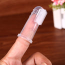 Pet Finger Toothbrush Silicone Dog Tooth Cleaner Cat Teeth Cleaning(Blue) Newly