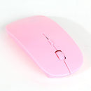 Optical Wireless Mouse 2.4G Receiver Ultra-thin for Computer PC pink