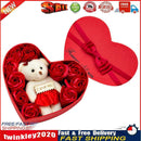 10pcs Rose Flowers Bear Gift Box Xmas Birthday Valentine Wedding Gifts Newly
