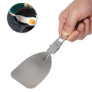Stainless Steel Frying Shovel Food Turner Folding Spatula Cooking Accessories