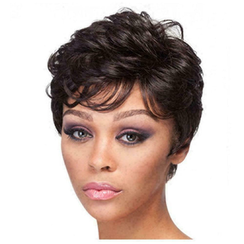 Womens Wigs Full Hair Short Fluffy Mediumuburn Wig Q0S0 Women Q4J2 V1E3 W7W8