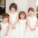 Crown Flower Christmas Party Decoration Glowing LED Wreath Light Up Headband