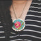 Wooden Crafts Sewing Jewelry Pendant Embroidery Key Ring Making Cross Stitch