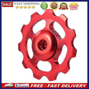 Bicycle Rear Derailleur Wheel Ceramic CNC Road Bike Guide Roller (Red)