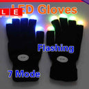 7 Mode LED Party Light Finger Lighting Flashes Light Gloves Glow Mitt
