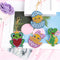 4pcs Small Animals Cross Stitch Key Chain Special Shaped Diamond Painting Newly