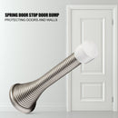 Wall Mounted Spring Door Stopper Bedroom Baseboard Wall Decorative Door Protect