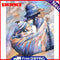 Mom Baby Frameless Picture Oil Paint By Numbers Hand Painted Picture for Home