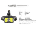 Head Torch T6+COB Light Long Press to Turn Off Strong Light Fishing Headlight