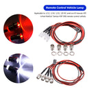 4pcs 70cm Lamp 5mm LED Lights for 1/12 1/18 1/10 1/8 Axial Scx10 Traxxas RC Cars