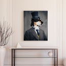 #A Gentleman Dog Oil Paint By Numbers Kit DIY Frameless Drawing Picture for Adul