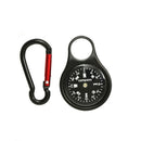 Tool Portable Camping Outdoor Compass Hanging Buckle Carabiners Key Ring Hook