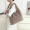 Autumn Winter Purse Handbags Portable Solid Women Fashion Shopper Bag for Travel