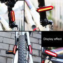 COB LED MTB Bike Rear Warning Lights 120LM Bicycle Taillight (White Light) Newly