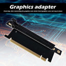 PCIe X16 Riser 90 Degree Right Angle PCI Express X16 Graphics Card Adapter