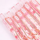 Colorful Refill Press Ballpoint Pen Honey Peach Rollerball Pen Gel Pens