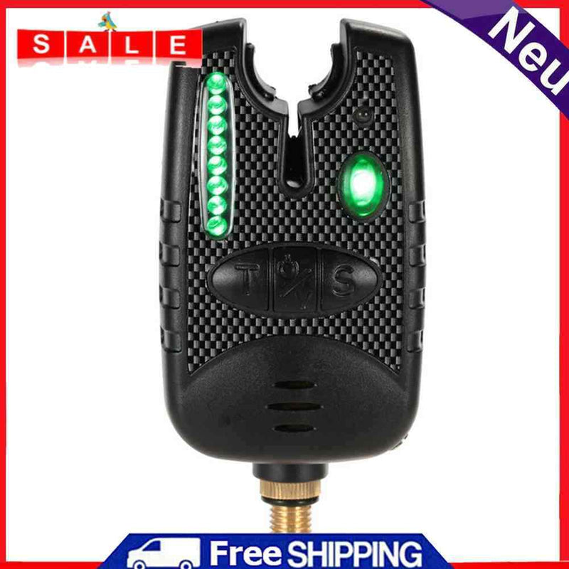 heummyo Multifunctional Fishing Alarm 8 LED Fishing Alarms for Fishing Rod (Green)