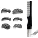Salon Barber Hairdressing Cosmetic Pin Styling Tools Steel Needle Fork Comb