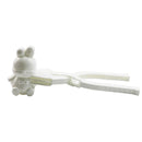 Bunny Shaped Snowball Maker Clip Plastic Snow Fight Toys Winter Play (Yellow)