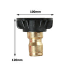 1/4 inch Quick Connect Pressure Car Washer Lance Spray Nozzle Tip (Black)