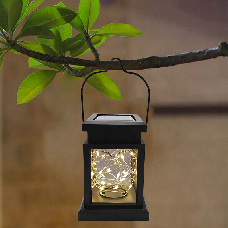 Solar LED Lantern Lights Waterproof Lamps Outdoor Hanging Garden Patio Decor