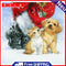 DIY Cat and Puppy Oil Paint by Numbers Kit Drawing on Canvas Pictures Home Decor