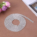1 Yard 2row Diamond Rhinestone Wedding Chain DIY Necklace Bouquet