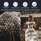 LED Net Curtain Fairy Lights Solar Wedding Party Garden Decor (Cold White) Newly