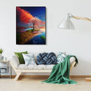 Painting By Numbers Kit DIY Color Tree Canvas Oil Art Picture Home Decor
