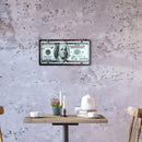 Retro 100 Dollars Metal Plate Painting for Bar Pub Tin Plaques Wall Sign
