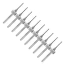 10pcs Circuit Board PCB Drill Bits Tungsten Steel Twist Drill Bits (0.9mm) Newly