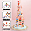 Plastic Stacking Blocks Balancing Game Hercules Stacks of Tall Building Blocks
