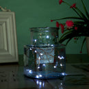 1pc 1m LED String Light Cork Button Copper Wire Fairy Lamp (Cold White) Newly