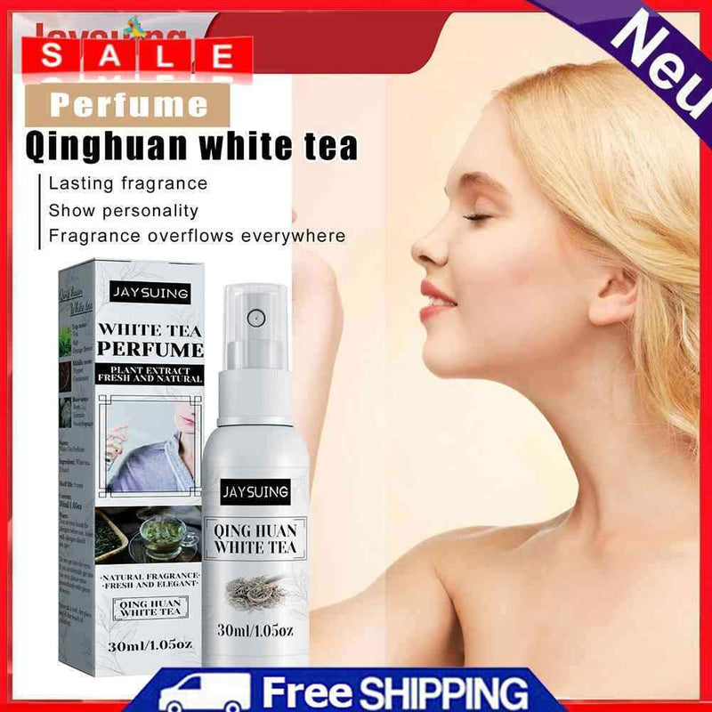 30ml Perfume Spray Portable White Tea Button Long Lasting Aroma for Women Beauty